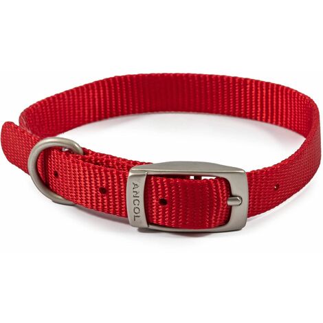 Ancol Nylon Collar Red 14 Inch