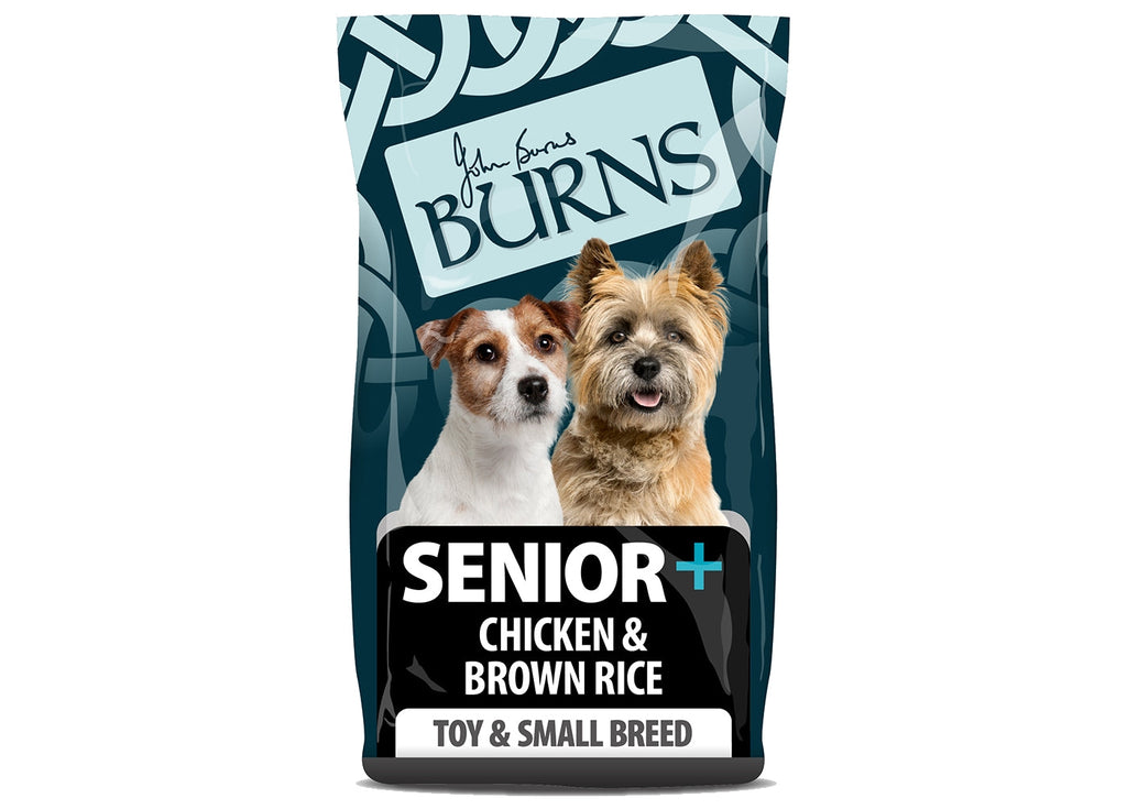 Burns Senior + Chicken & Brown Rice (toy & small breed) 2KG