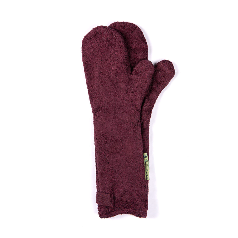Ruff And Tumble Drying Mitt Burgundy