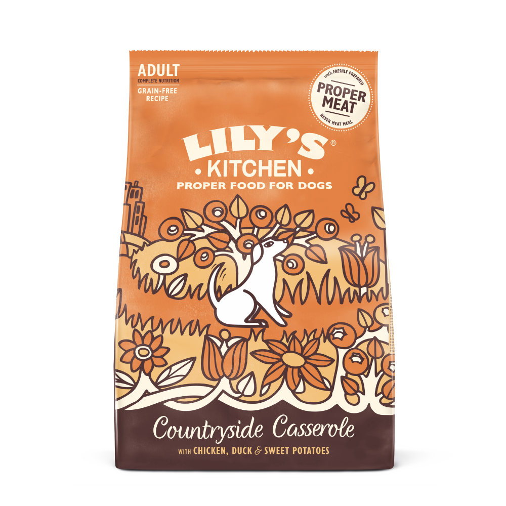 Lilys Kitchen Chicken and Duck Countryside Casserole Dry Dog Food-1