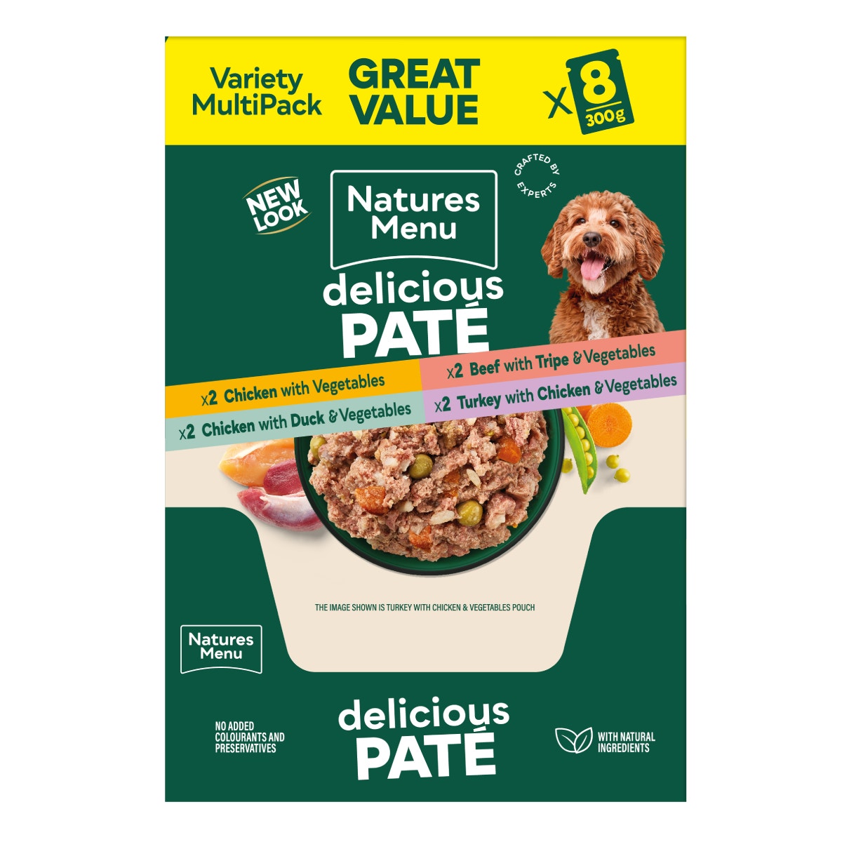 Natures Menu C/H Complete Meals A/Tray Variety 8x300g